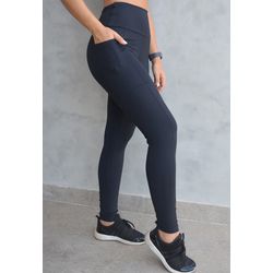 Legging Fitness Frelith Recorte com Bolso - PRETO - FRELITH