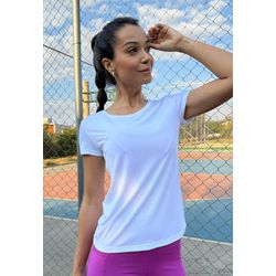 T-Shirt Fitness Frelith Crepe - BRANCO - FRELITH