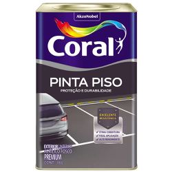 Tinta Coral Pinta Piso Fosco 18LT - Friaça Tintas e Materiais de Construção 