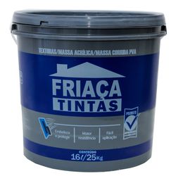 Massa Acrílica Balde Friaça 20Kg - Friaça Tintas e Materiais de Construção 