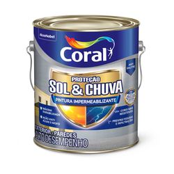 Tinta Coral Proteção Sol & Chuva Pintura Impermeab... - Friaça Tintas e Materiais de Construção 