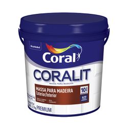  Massa Para Madeira Coral Coralit 5.7KG - Friaça Tintas e Materiais de Construção 