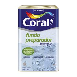 Fundo Preparador Coral Base Água 18LT - Friaça Tintas e Materiais de Construção 