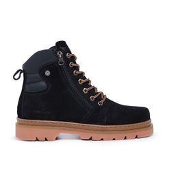 Bota Adventure Masculina de Couro Nobuck Preta - 9... - FRONTINNI