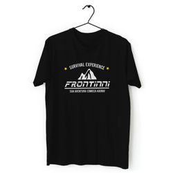 Camiseta Frontinni Algodão Preta Survivel - 12332 - FRONTINNI