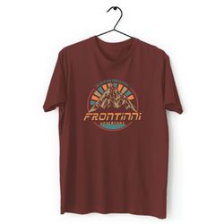 Camiseta Frontinni Algodão Marrom Adventure - 1234... - FRONTINNI