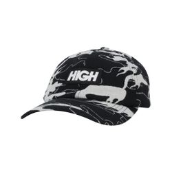 Camo Jacquard Polo Hat Black HIGH - PH036.01 - FULL VINYL STORE