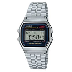 RELÓGIO CASIO VINTAGE PRATA WR pulseira detalhe me... - FULL VINYL STORE