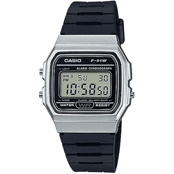 CASIO PLÁSTICO PRATA CLARO - F-91WM-7ADFSC - FULL VINYL STORE