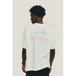 WELCOME Tshirt Boxy Alpine Off White - 1015401 - FULL VINYL STORE