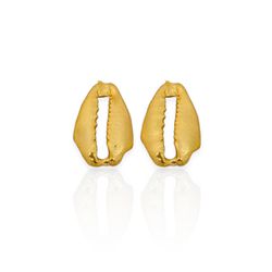 BRINCO FOLHEADO A OURO BUZIOS - BRI11780F - Gabriela Ribeiro