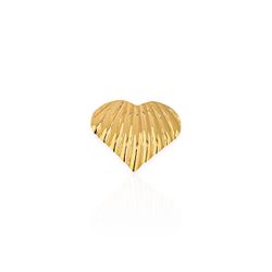PIERCING FOLHEADO A OURO TRABALHADO CORACAO - PG48... - Gabriela Ribeiro