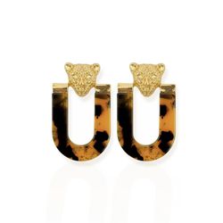BRINCO FOLHEADO A OURO 18K INSPIRACAO TIGRE - BRI1... - Gabriela Ribeiro