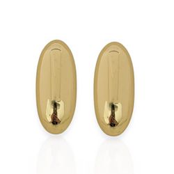 BRINCO FOLHEADO A OURO 18K GEOMETRICO LISO - BRI13... - Gabriela Ribeiro