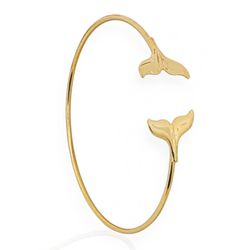 BRACELETE FOLHEADO A OURO 18K CALDA DE SEREIA - BR... - Gabriela Ribeiro