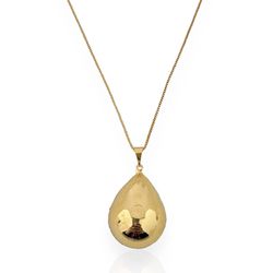 COLAR LONGO FOLHEADO A OURO 18K VENEZIANA GOTA - C... - Gabriela Ribeiro