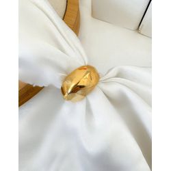 ANEL FOLHEADO A OURO 18K FLORENÇA REGULAVEL - AN13... - Gabriela Ribeiro
