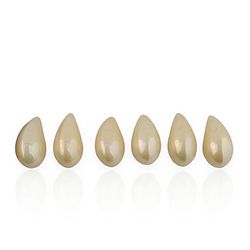 TRIO DE BRINCOS GOTA PEROLAS FOLHEADO A OURO 18K -... - Gabriela Ribeiro
