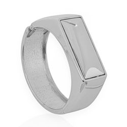 BRACELETE FOLHEADO A OURO 18K E PRATA CHAPA - BRA... - Gabriela Ribeiro