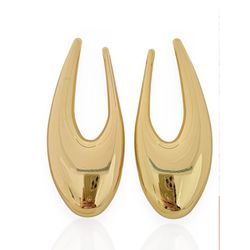 BRINCO FOLHEADO A OURO 18K E PRATA ARGOLA MAX - B... - Gabriela Ribeiro