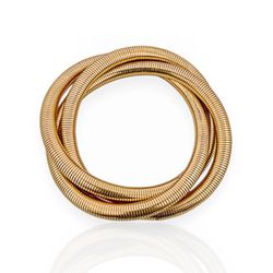 PULSEIRA FOLHEADO A OURO 18K E PRATA RABO DE RATO ... - Gabriela Ribeiro