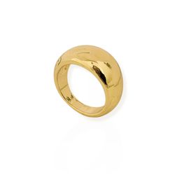 ANEL FOLHEADO A OURO 18K E PRATA LISO - AN2115F13 - Gabriela Ribeiro