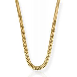 COLAR RIVIERA FOLHEADO A OURO 18K LACRAIA - COL974... - Gabriela Ribeiro