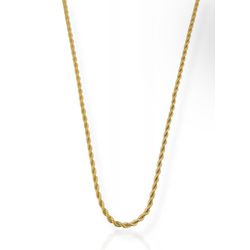 COLAR RIVIERA FOLHEADO A OURO 18K CORDÃO BAIANO - ... - Gabriela Ribeiro