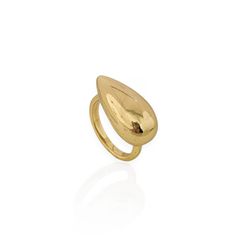 ANEL FOLHEADO A OURO 18K GOTA - AN1841-1F16 - Gabriela Ribeiro