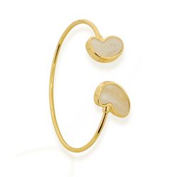 BRACELETE FOLHEADO A OURO 18K E PRATA ARO BORBOLET... - Gabriela Ribeiro