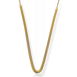 COLAR FOLHEADO A OURO 18K MALHA - COL9148F131 - Gabriela Ribeiro