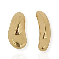 BRINCO FOLHEADO A OURO 18K E PRATA DESIGN - BRI138... - Gabriela Ribeiro