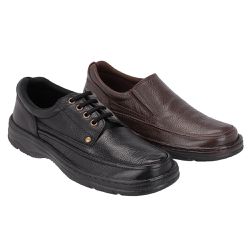 Combo 2 Pares Sapato Masculino Casual em Couro Gal... - GALWAYCALCADOS