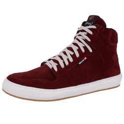Sapatênis Masculino em Couro Vinho Sneakers Galway... - GALWAYCALCADOS