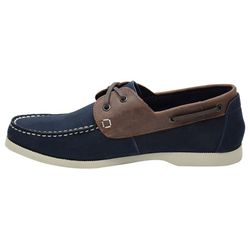 Mocassim Dockside Masculino em Couro Azul Galway 8... - GALWAYCALCADOS