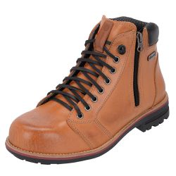 Bota Coturno Masculina em Couro Whisky Galway 923 ... - GALWAYCALCADOS