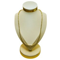 Colar Trançado Semijoia Ouro - L4-WS002-197 - GAROA SEMIJOIAS