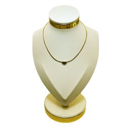 Colar Coração Semijoia Ouro - L4-824937-125 - GAROA SEMIJOIAS