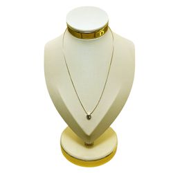 Colar Coração Brilhante Semijoia - L4-823874-62 - GAROA SEMIJOIAS