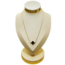 Colar Trevo Semijoia Ouro - L4 824468 98 - GAROA SEMIJOIAS