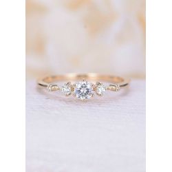 Anel Fomalhaut Ouro 18K Casamento - FOM-18K - Gerlu Joias