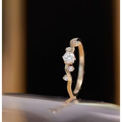 Anel Pollux Ouro 18K Casamento - PLX-18K - Gerlu Joias