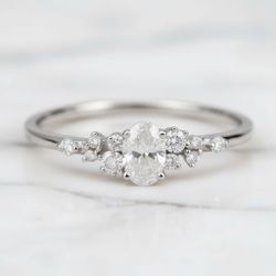 Anel Noivado Satin - AN-Satin - Gerlu Joias