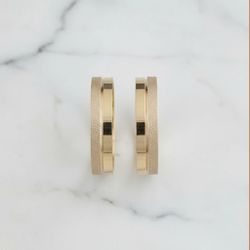 Par de Alianças Esperança 18K - ESP-4MM-18K - Gerlu Joias