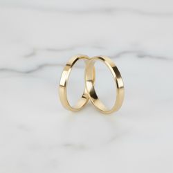 Par de Alianças Essenza 18K - AL-ITALIANA-ESSENZA-... - Gerlu Joias