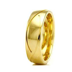 Par de Alianças de Noivado em Ouro 18K - AL18K-79 - Gerlu Joias