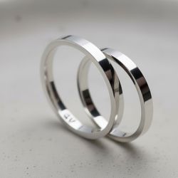 Par de Alianças Polaris - 9054-PANP2MM - Gerlu Joias