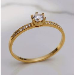 Anel Achernar Ouro 18K Casamento - ACH-18K - Gerlu Joias