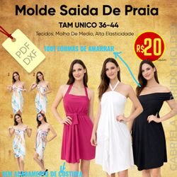 MOLDE SAIDA DE PRAIA 1001 MANEIRAS DE USAR - 1033 - GGMOLDES