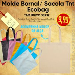 MOLDE BORNAL / ECOBAG / SACOLA TNT - TAM UN - 1034 - GGMOLDES
